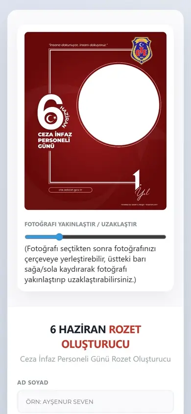 6 Haziran sitesinin telefonda kaydırılan görünümü