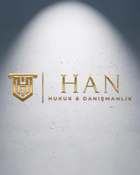Han Hukuk & Danışmanlık logosu, duvar kabartması